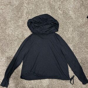 CAbi Black Hooded Sweatshirt